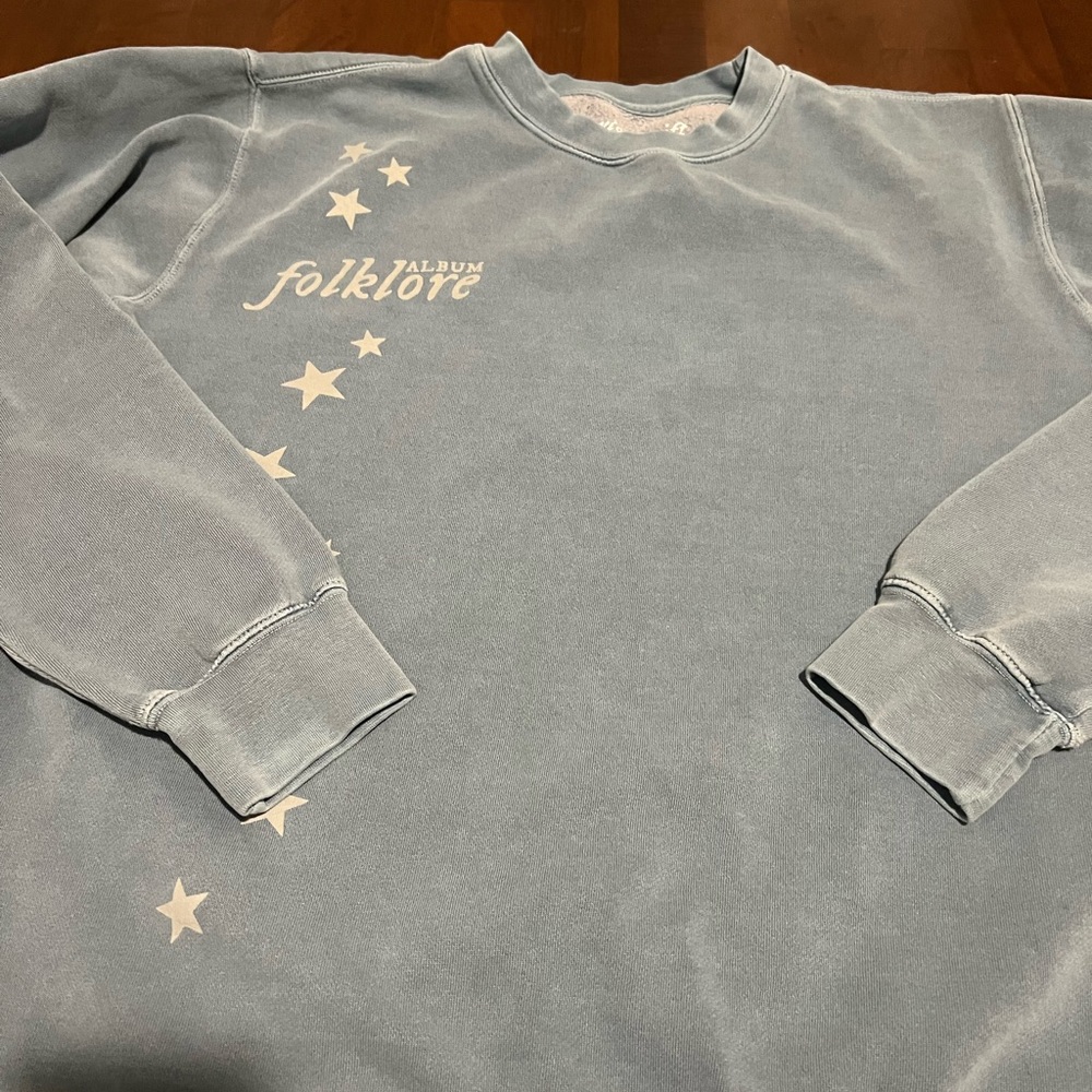 COPY - Folklore blue sweatshirt